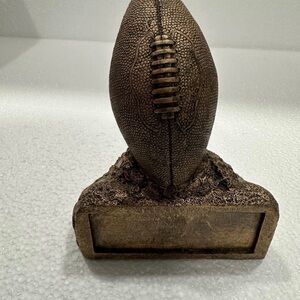 Football Trophy Award Clean Condition Vintage 4 1/4 Inch
Tall